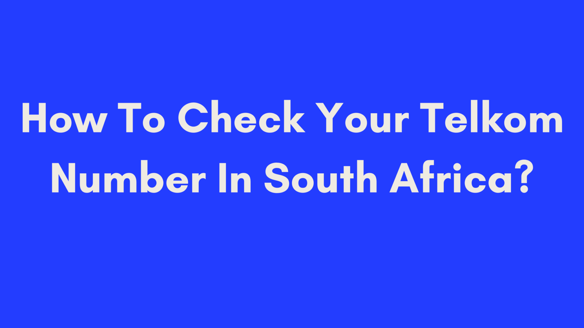 how to check telkom puk number south africa